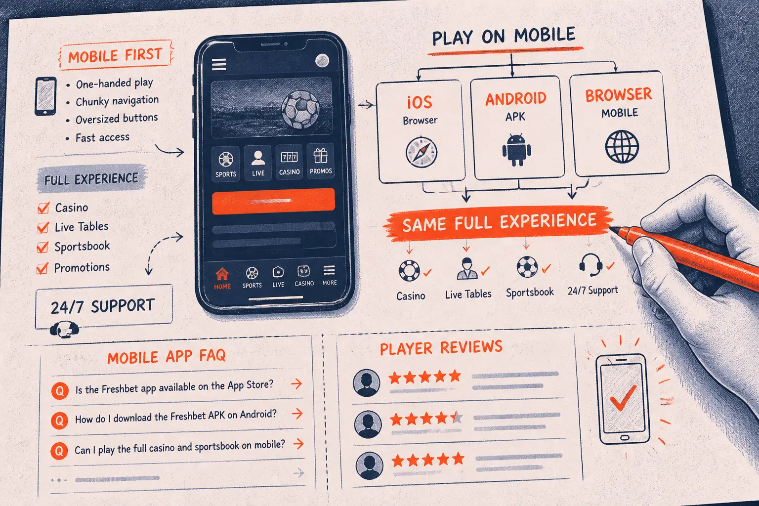 Freshbet App: iOS, Android & APK Download visual guide for Freshbet Casino